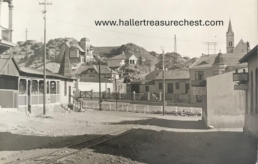 PC SWK-LUD 10.2. DSWA Postkarte - Blick auf Lüderitzbucht, Hans Mendle Verlag / GSWA postcard - View on Luderitz Bay,