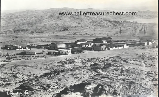 PC SWK-LUD 10.6. DSWA Postkarte - Blick auf Lüderitzbucht, Fritz Heiser Verlag / GSWA postcard - View on Luderitz Bay