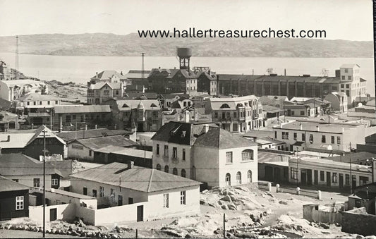 PC SWK-LUD 12.3. SWA Postkarte - Stadtmitte von Lüderitzbucht / SWA postcard - Centre town Luderitz Bay