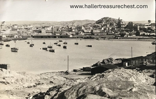 PC SWK-LUD 12.4. SWA Postkarte - Stadtmitte von Lüderitzbucht / SWA postcard – Luderitz Bay Town centre