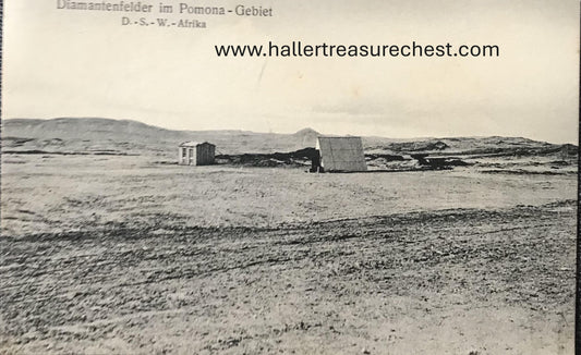 PC SWK-LUD 14.7. DSWA Postkarte – Diamantenfelder im Pomona-Gebiet, Nr.80/6 / GSWA postcard – Diamond fields in the Pomona area, No. 80/6