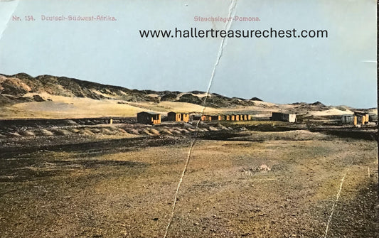 PC SWK-LUD 15.2. DSWA Postkarte - Stauchlager bei Pomona / GSWA postcard - Stauch camp at Pomona