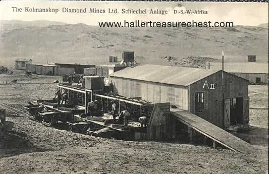 PC SWK-LUD 15.8. DSWA Postkarte, Kolmanskop Diamanten Mine / GSWA postcard, Kolmanskop Diamand mines