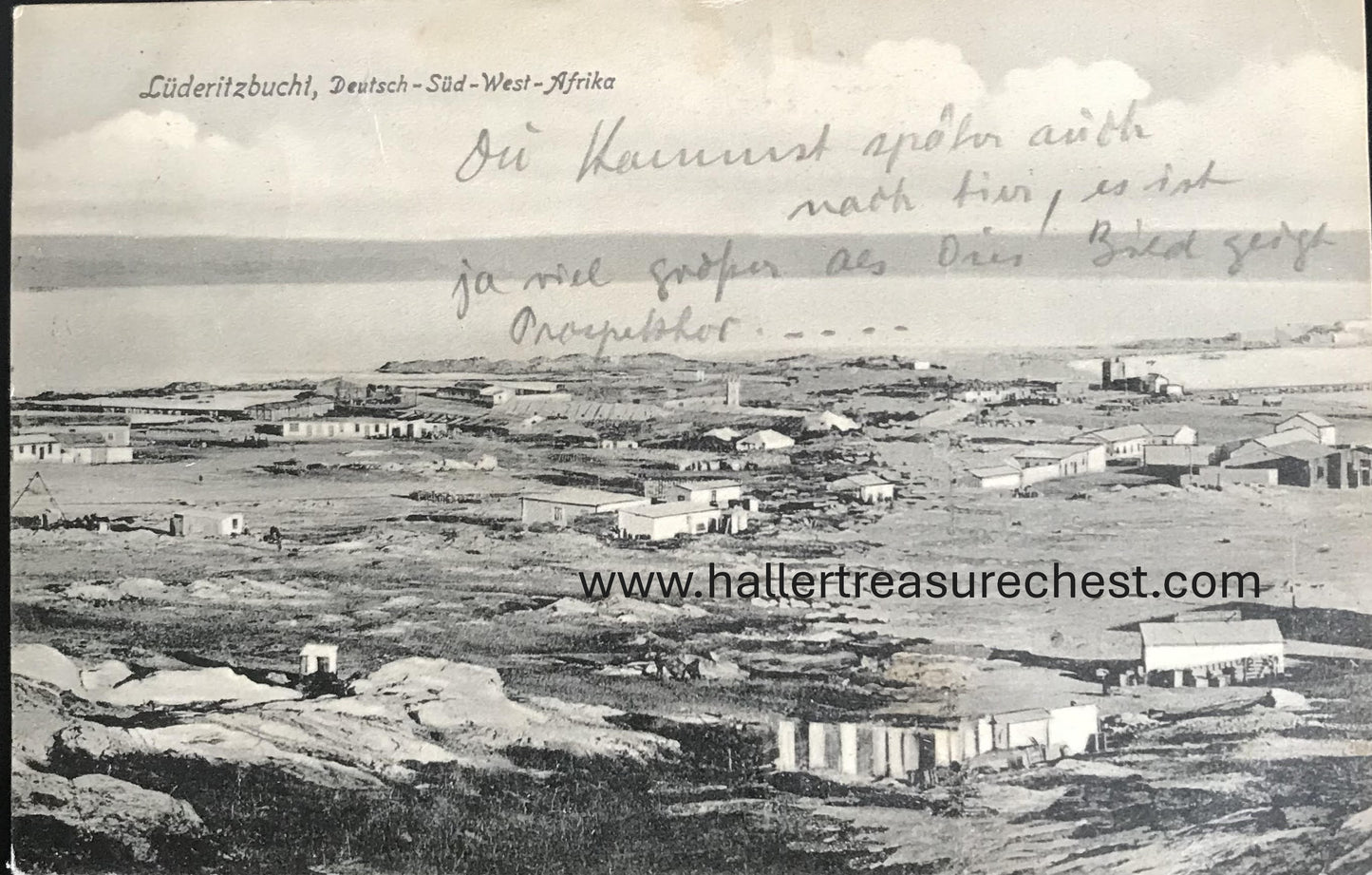 PC SWK-LUD 4.3. DSWA Postkarte - Lüderitzbucht / GSWA postcard - Luderitz Bay