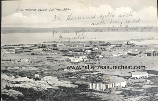 PC SWK-LUD 4.3. DSWA Postkarte - Lüderitzbucht / GSWA postcard - Luderitz Bay