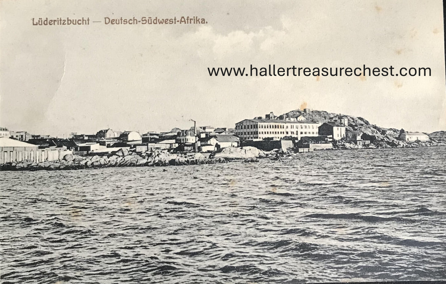 PC SWK-LUD 4.6. DSWA Postkarte  - Lüderitzbucht / GSWA postcard Luderitz Bay