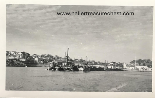 PC SWK-LUD 5.3. DSWA Postkarte, Lüderitzbuchter Hafen / GSWA Postcard, View on Luderitz Bay harbour