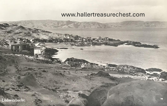 PC SWK-LUD 6.2. DSWA Postkarte, im Hafen, Lüdertitzbucht / GSWA postcard, at the harbour, Luderitz Bay