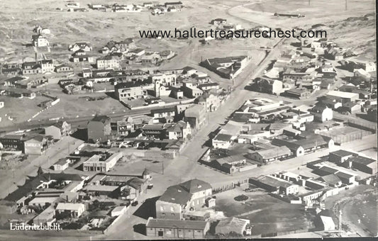 PC SWK-LUD 8.8. DSWA Postkarte - Lüderitzbucht von Luftperspektive / GSWA postcard - Luderitz Bayfrom the air