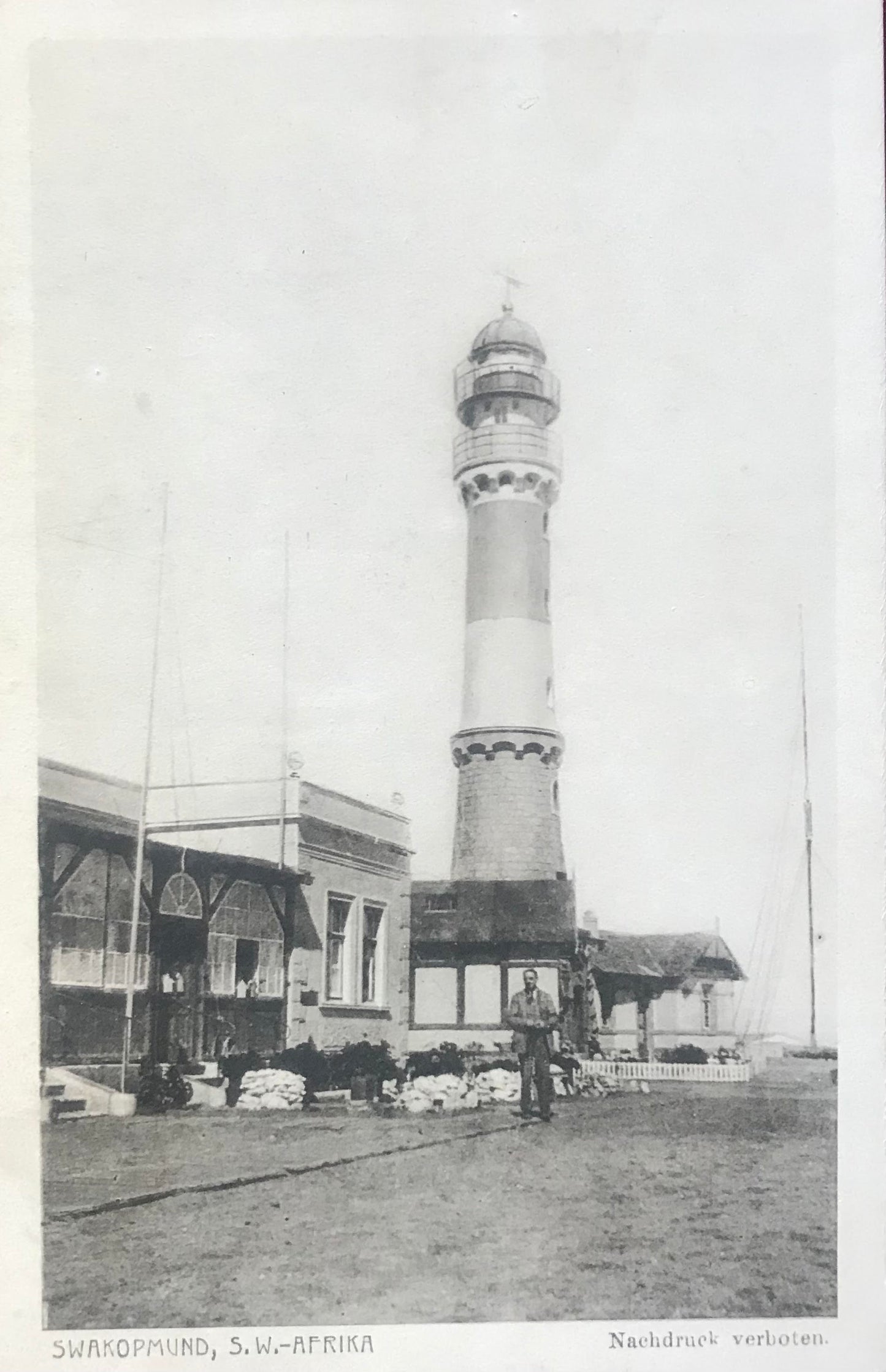 PC SWK 6.2. DSWA-Postkarte - Leuchtturm Swakopmund Sammlung Kurt Trede, Nr. 16 / GSWA postcard - Swakopmund lighthouse Kurt Trede collection, no. 16