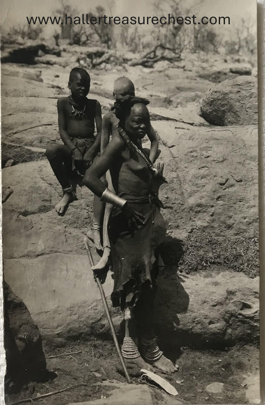 PC Tribes 11.7. DSWA Postkarte - Owambo Familie / GSWA post card - Owambo family