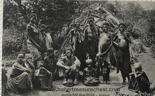 PC Tribes 12.2. DSWA Postkarte  - Buschleute / GSWA post card - Bushmen