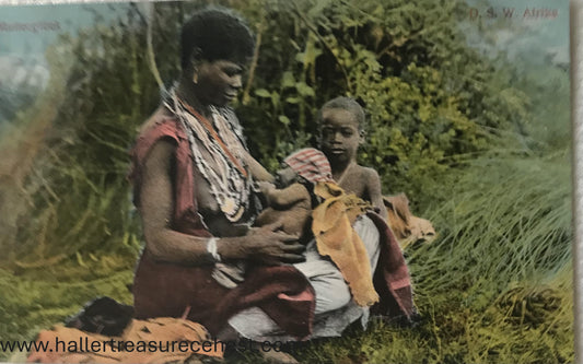PC Tribes 13.6. DSWA Postkarte - Damara Mutter mit Kind /  GSWA post card -  Damara mother and child