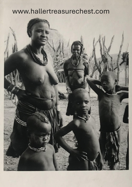 PC Tribes 13.8. DSWA Postkarte - Owambo Mutter mit Kindern /  GSWA post card - Owambo mother and children