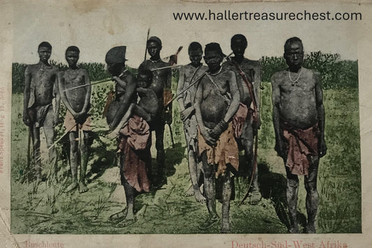 PC Tribes 15.3. DSWA Postkarte -  Buschleute / GSWA post card - Bushmen