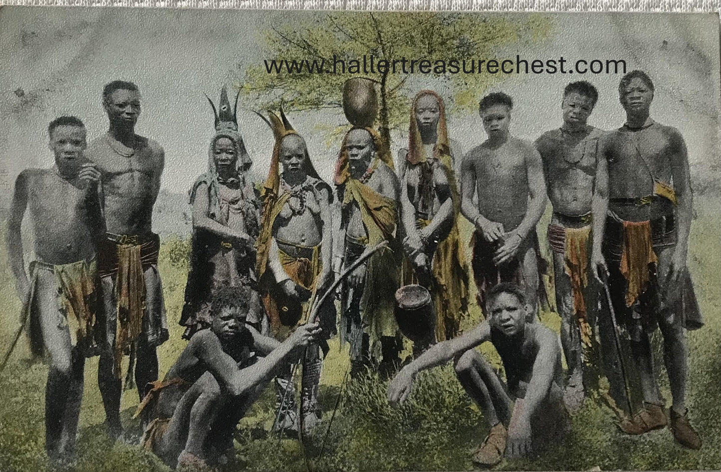 PC Tribes 19.6 - DSWA Postkarte - Herero Typen / GSWA post card - type of Hereros