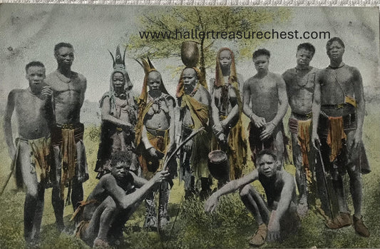 PC Tribes 19.6 - DSWA Postkarte - Herero Typen / GSWA post card - type of Hereros