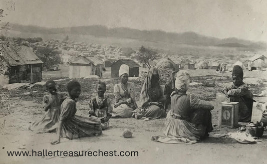PC Tribes 5.1. DSWA Postkarte - Herero Familie / GSWA Postcard - Herero family