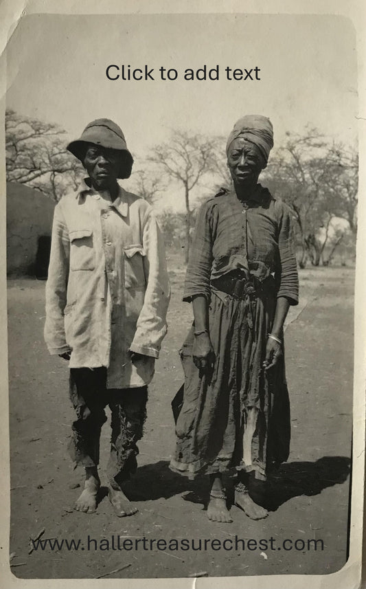 PC Tribes 5.2. DSWA Postkarte - Damara Ehepaar / GSWA postcard - Damara couple