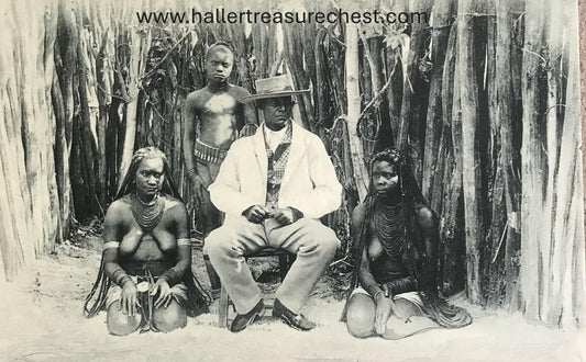 PC Tribes 8.5. DSWA Postkarte - Oberhäuptling Kabonde, Ongonda Stamm /  GSWA postcard - Chief Kabonde, Ondonga