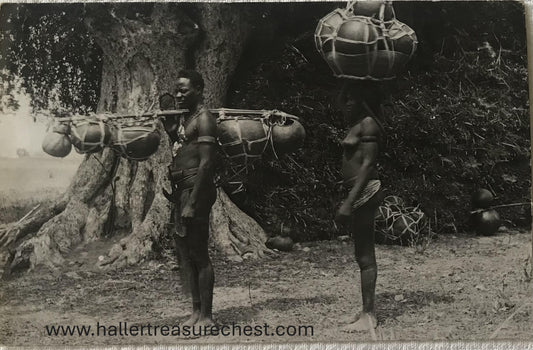 PC Tribes 9.8. DSWA Postkarte -  reisendes Owambo Paar / GSWA post card - travelling couple