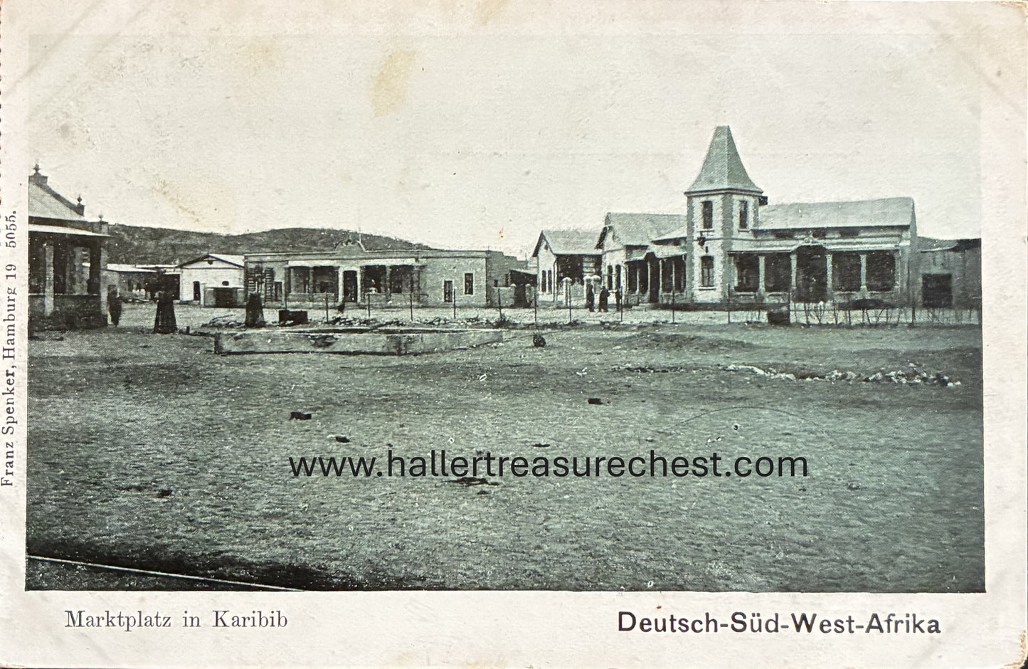 PC Nord-Süd 15.1. DSWA, Marktplatz in Karibib /  GSWA - market place in Karibib