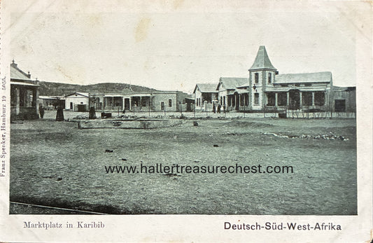 PC Nord-Süd 15.1. DSWA, Marktplatz in Karibib /  GSWA - market place in Karibib