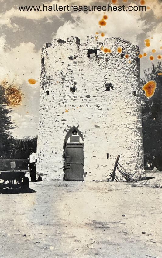 PC Nord-Süd 16.2. SWA - Foto von 1984 Otjimbingwe Pulturm aus DSWA-Zeit / SWA - Otjimbingwe gunpowder tower