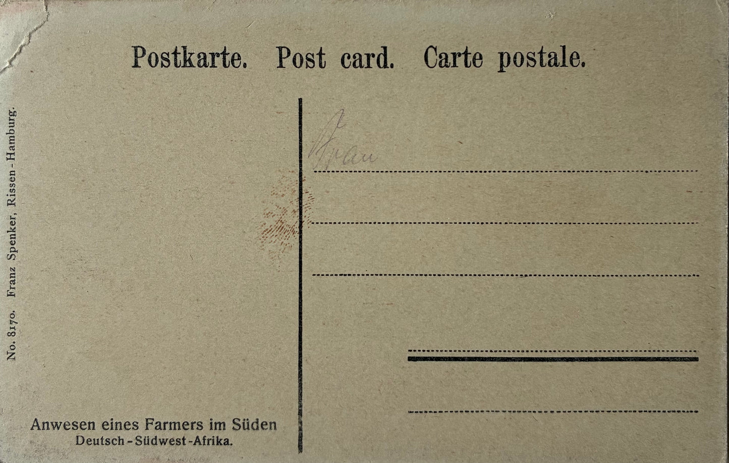 PC Nord-Süd 6.2 DSWA - Anwesen eines Farmes im Süden /  GSWA - Property of a farmer in the South