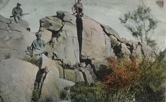 PC STR 18.8. DSWA Postkarte - Erstürmten Klippen bei Etiro / GSWA Postcard - Stormed rocks near Etiro