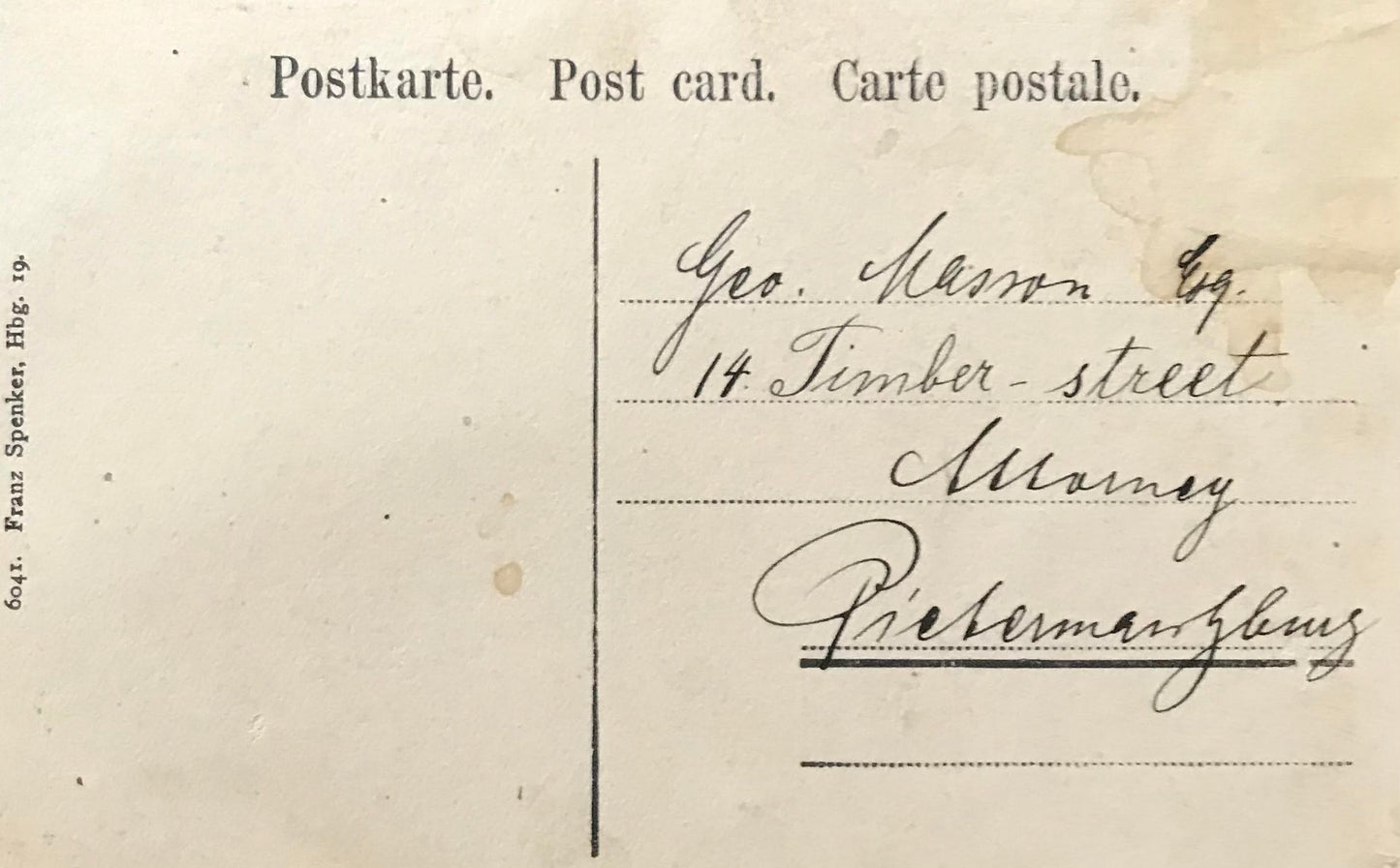 PC SWK-LUD 15.7. DSWA Postkarte - Insel Sporen bei Lüderitzbucht, Franz Spenker Verlag /  GSWA postcard - Sporen Island at Luderitz Bay