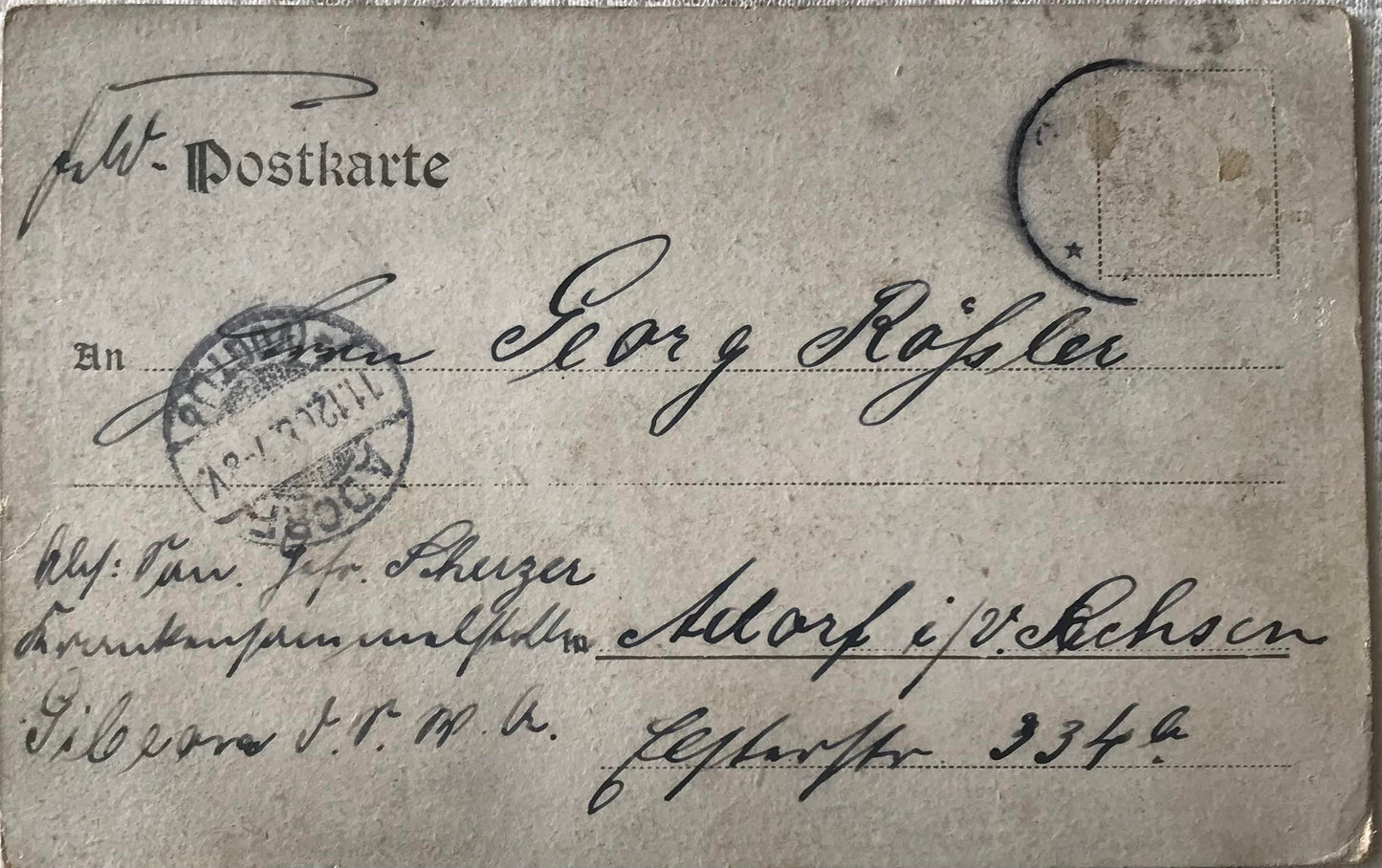 PC Tribes 10.3 DSWA Feld-Postkarte - Herero Familie / GSWA fieldpostcard - Herero family