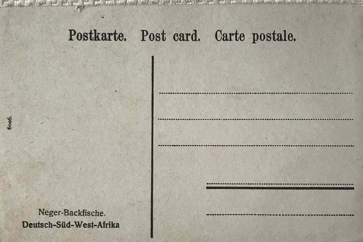 PC Tribes 9.3. DSWA Postkarte - Posierende Frauen / GSWA postcard - posing woman