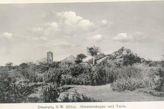 PC0120 - SWA - Omaruru Kuppe und Turm / SWA Omaruru hilltop and tower - Kurt Trede collection