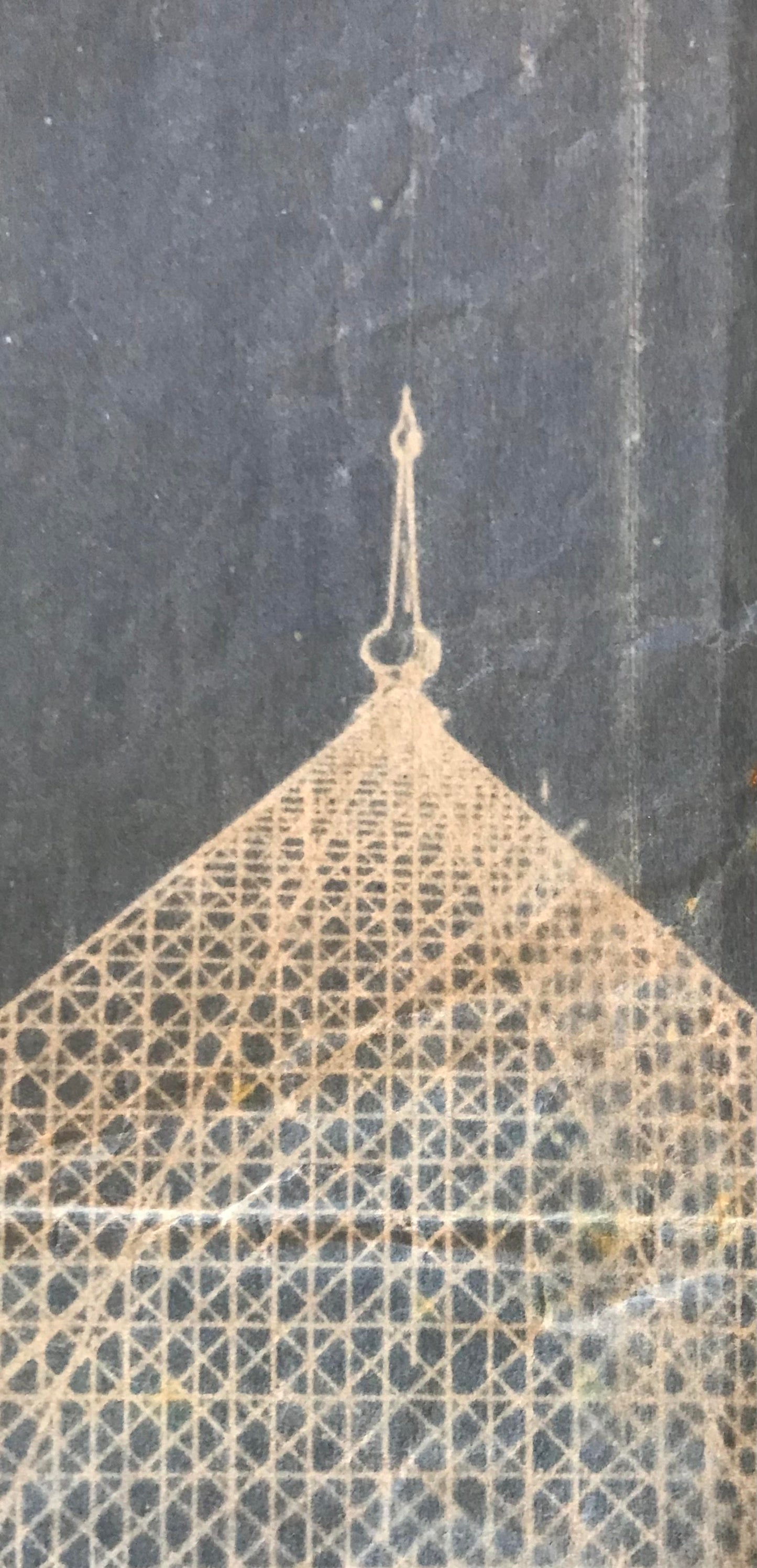 Prints 5.1. Original Blaudruck - Deutsch Evangelisch-Lutherischen Kirche, Swakopmund, DSWA, 1909 /  Original blueprint of the Evangelical Lutheran Church, Swakopmund, GSWA