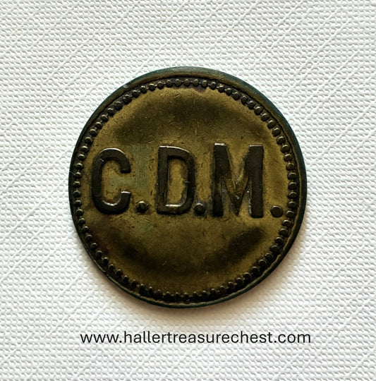 Token 10 - SWA - South West Africa – C.D.M. 2/6 Company Token, Lüderitz, c. 1920–1930