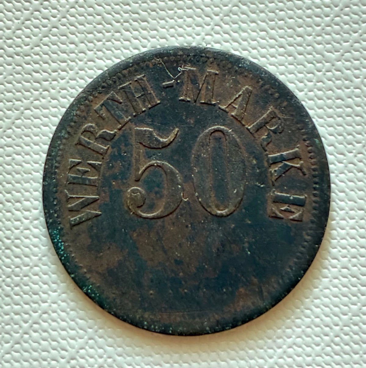 Token 30 – DSWA – German South West Africa – Hafen Hotel Swakopmund – 50 Pfennig Werth-Marke
