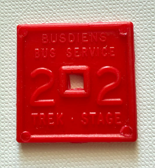 Token 37 – South West Africa (Namibia) – Windhoek Bus Token – Stage 2