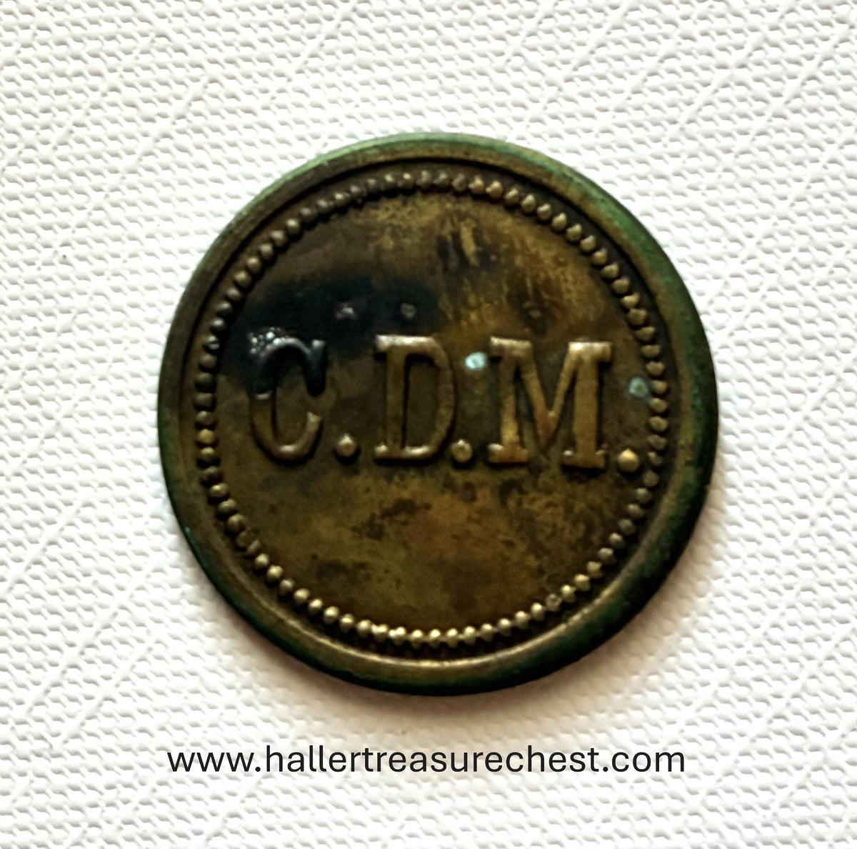 Token 9 - SWA - South West Africa – 2 Shillings C.D.M. Company Token, c. 1920–1930