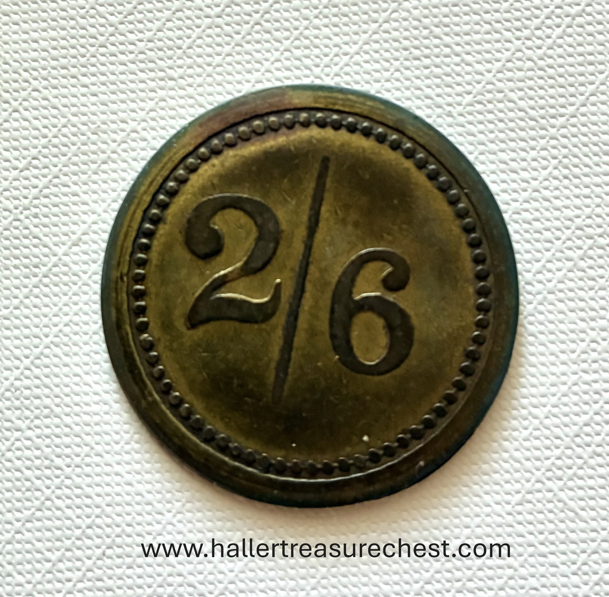Token 10 - SWA - South West Africa – C.D.M. 2/6 Company Token, Lüderitz, c. 1920–1930